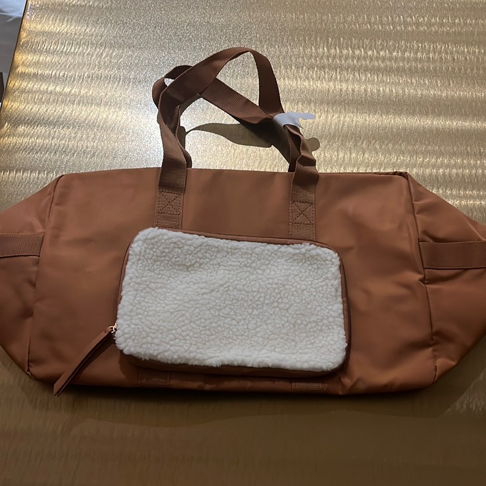 DSW New Brown Duffel Bag